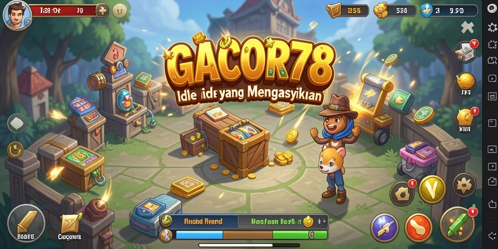 Screenshot GACOR78 menampilkan gameplay Idle yang menarik dan interaktif.