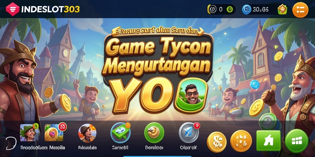 Tangkapan layar INDESLOT303 menampilkan keseruan gameplay Tycoon yang realistis.
