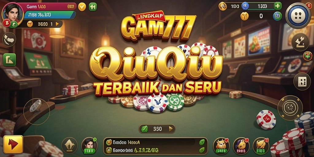 Tampilan gameplay seru dari LENGKAP777 yang menampilkan strategi QiuQiu.