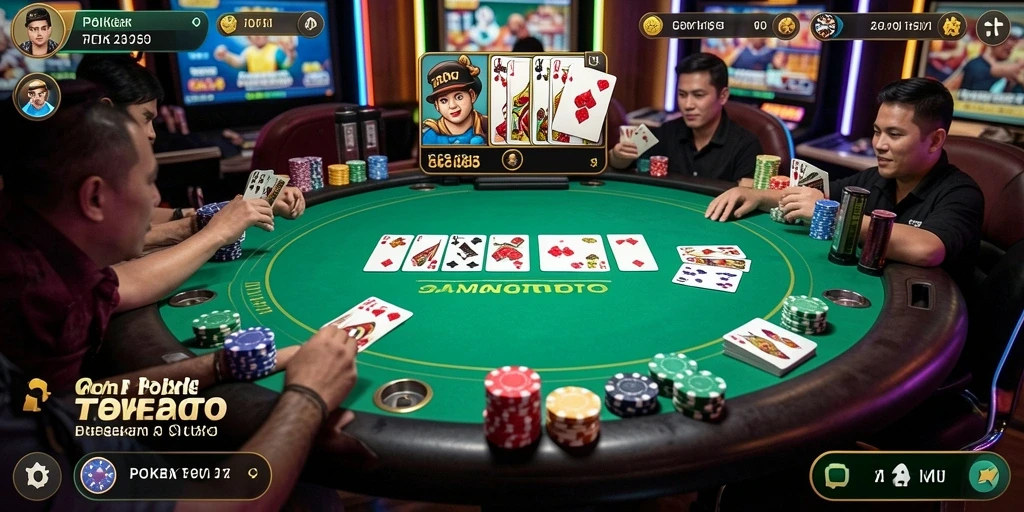 Gameplay SANGTOTO yang mendebarkan dalam permainan poker online.