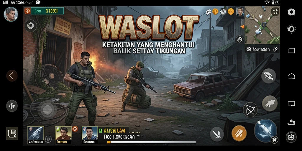 Gameplay menyeramkan WASLOT dengan atmosfer angker yang menghantui.